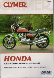 1979-1982 CLYMER HONDA MOTORCYCLE CB750 DOHC FOURS SERVICE MANUAL M337 (312)