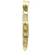 14K Gold 3D Snow Ski Board Charm