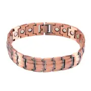 Pure Copper Bracelet Men Energy Germanium Magnetic Bracelet Copper Vintage5011