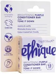 ETHIQUE Bar Conditioner Brightening Purple Tone It Down (For Blonde and Silver Hair) 15g