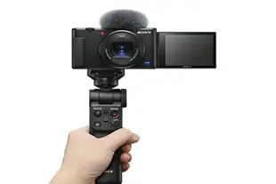 註冊送原廠電池【128G超值組/手持握把組合】 SONY Digital camera ZV-1+GP-VPT2BT 手把 zv1 再送128G記憶卡+專用電池+專用座充+螢幕保護貼+讀卡機+清潔組+小腳架 公司貨 戶外推薦3C 【24H快速出貨】