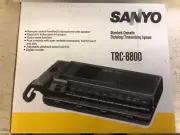 Sanyo TRC8800 Standard Cassette Dictator Transcriber inc Hand Control Microphone
