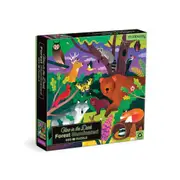 500pc Mudpuppy Kids Glow In Dark Jigsaw Puzzle Game Toy 51x51cm Forest 8+