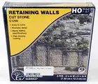 HO Scale Cut Stone Retaining Walls (3 pcs) - Woodland Scenics #C1259