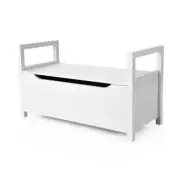 Entryway Shoe Changing Storage with Flip up Padded Seat and Side Handle