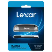 Lexar Dual-Slot USB-A/C Reader