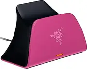Razer Quick Charging Stand for PS5 (Pink) PS5 DualSense Wireless Controller, Fully Charged in Less Than 3 Hours, Curved Cradle Design, USB Power Supply, Quick Charging Stand, for PC Five Pink,