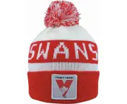 AFL Bar Beanie - Sydney Swans - Winter Hat - Adult - OSFM