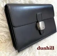 在飛比找Yahoo!奇摩拍賣優惠-原價約3萬6千元／日本進口精品／Dunhill 真皮手拿包