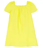 [Bonpoint] Bonpoint Ariel linen dress Y 6 yellow