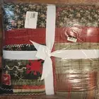 Pottery Barn Holiday Love Patchwork Heirloom KING Quilt NEW
