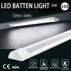 10x65W LED Slim Ceiling Batten Tube Light 4FT 1200mm Fluorescent Lamp Cool 6500K