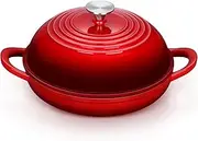 P&P CHEF Red Round Bread Dutch Oven