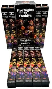 Five Nights At Freddy's Mini Posters 2016 Full Set 18 With 2 Per Tube 7x20 New