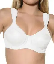 Berlei Ladies New Legend Sports Underwire Bra SF3 sizes 10B 10D Colour White