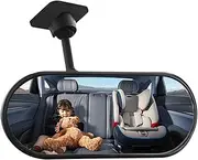 Baby Car Mirror, Baby Mirror for an Adjustable Car Mirror 360° Baby, Adhesive Quantity, Rear Monitor with Large Angle Backrest for Observing Children, Windscreen