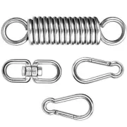 Hanging Chair Lounger Alloy Spring Hanging Hook Steel Heavy Duty Swing Spring