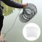 Fishing Net Bag 10pcs Bait Nonwoven Fabric Drawstring Sack White