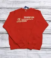 Champion Men Reverse Weave Sweatshirt Size Medium NWT Red (O)