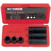 Metrinch Wheel Nut Set - 1/2 Inch Drive, 6 Piece - MET-2460