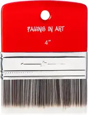 Falling in Art Flat Paddle Paint Brush, Scale Brush for Oil and Acrylic Paints,4