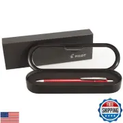 PILOT Axiom Collection Retractable Ballpoint Pen, Cherry Red Barrel, Blue Ink