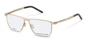 Porsche Design P8391 C Men's Glasses Gold Size 56 - Private Health Rebate - Blue Light Block Available