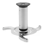 Projector Ceiling Mount Universal Adjustable Swivel and Tilt 360° 22lbs Silver