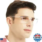 OCCI CHIARI Reading Glasses Men 's Square Readers 0 1.0 1.25 1.5 1.75 2.0 2.2