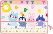 Car Sun Shade, Portable Sun Shade Cover, Cartoon Sun Visor, Window Shades with Storage Net Pocke, Curtain for Sun/Heat/UV Rays Protection (Pink