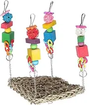 BCOATH Parrot Hammock Nest Bed Pet Bird Hammock Swing Toy Bird Hanging Sleeping Bed