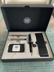 Odyssey Sevigne Pen Set Onyx Black And Prussian Blue New Gift Box