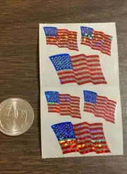 HAMBLY STUDIOS PRISMATIC US Flag Stickers 6
