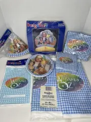 Vintage Wizard Of Oz Birthday Party Centerpiece Tablecloths Bags Napkins Plates