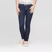 Cat & Jack Girls Drawstring Waist Pull-On Skinny Jeans Size 14, 14 Plus, 16 Plus