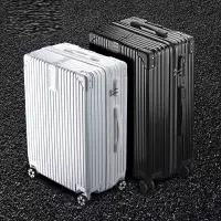 在飛比找樂天市場購物網優惠-時尚休閒旅行箱 登機箱小型行李箱 拉杆箱 萬向輪防刮皮箱 旅