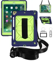 Catzon C-Robot Tablet Case Rugged Heavy Duty Shockproof Stand Cover For iPad Mini 1/2/3/4/5 Air Pro 7.9"/9.7"/10.2"/11"-Navy&Olivia