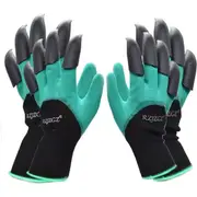 2 Pairs Garden Gloves with Claws for Digging Planting Gardening Glove