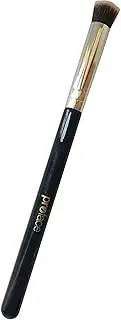 (Acrylic Mini Flat Top Kabuki Brushh, Black) - Mini Precision Flat Top Kabuki Brush - Mypreface Synthetic Small Flat Top Kabuki Makeup Brush Best for Acne and Undereye Blending for Maximum Coverage (Black)