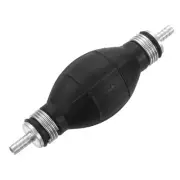 6mm (1/4") Rubber Fuel Primer Pump, Transfer Vacuum Hand Siphon Bulb, Silver