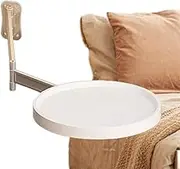 Wall Mounted Folding Round Table,Round Table Wall | Tray Desk, 180° Rotating Folding Folding Pub Side Table Modern Wall Desk for Commercial Cafe Dessert Shop