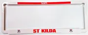 St Kilda Saints Car Number Plate Surrounds Set of 2