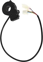 STOBAZA Motorcycle Handlebar Switch Electric Bike Switch Headlight Signal Horn Fit Easy Installation Plastic