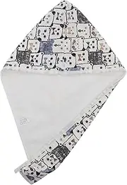 Gogogmee Thick Absorbent Hair Towel Fast Drying Wrap Button Design Hat for Bathing