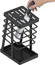 Scissors Holder Storage Rack | Large Capacity Hollow Utensil Block Utensil Holder | Scissors Holder Sturdy Kitchen Utensil Organizer with Strong Load-Bearing