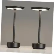 2 Pack Rechargeable Table Lamps Cordless, Portable 5000mAh Outdoor Table