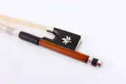 Violin Bow 4/4 Brazilwood stick Natural Bow Hair Ebony Frog nice inlay Balance