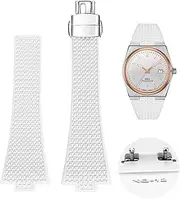 [LDDAL] Quick Release Watch Band for Tissot PRX Strap Replacement,FKM Rubber Strap and Butterfly Clasp Compatible with Tissot PRX 40mm Watch Series
