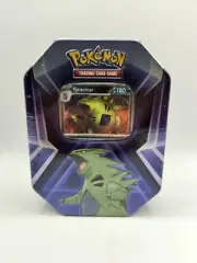 Pokemon Triple Whammy Collector Tin Tyranitar English Free Shipping