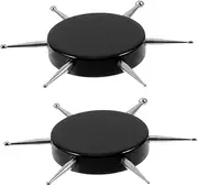minkissy 2pcs Circular Dotting Tool Set for Nail Art Rhinestone Applicator 6 Sizes Dotting Tools for Painting